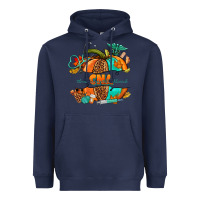 Navy cna pumpkin nurse Heavyweight Hoodie - NancyCooperArtShop