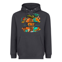Smoke cna pumpkin nurse Heavyweight Hoodie - NancyCooperArtShop