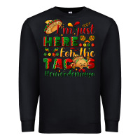 Black I'm just here for the tacos #cincodemayo Premium Sweatshirt - NancyCooperArtShop