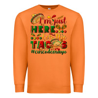 Carrot I'm just here for the tacos #cincodemayo Premium Sweatshirt - NancyCooperArtShop