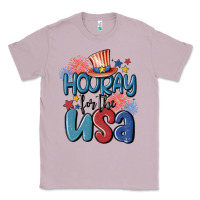 Lilac hooray for the usa Classic Tee - MaliasSmallBusiness