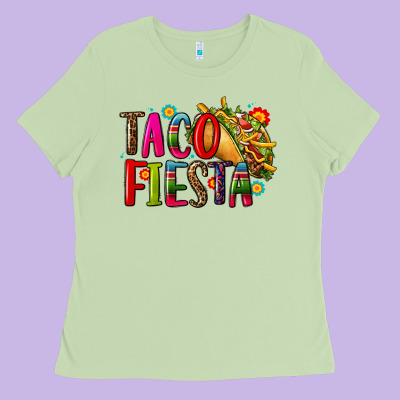 Taco Fiesta Ladies Tee Designed By Cts Tumbler Store