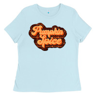 Baby Blue pumpkin spice Ladies Tee - JahusDesignShop