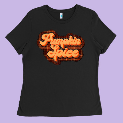Pumpkin Spice Ladies Tee Designed By Jahusdesignshop