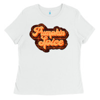 White pumpkin spice Ladies Tee - JahusDesignShop