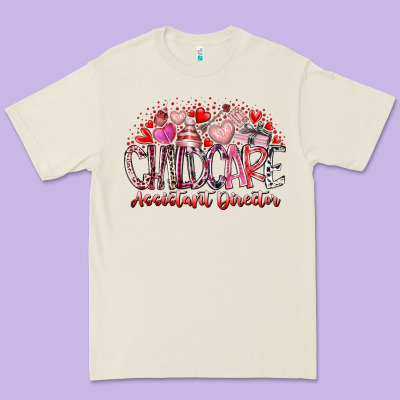 Childcare Assistant Director Premium Tee Designed By Racoondesign