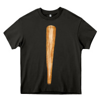 Asphalt wooden baseball Heavy Core Tee - FaDigitalArtStudio