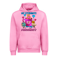 Fuchsia Pink My Students Are My Valentines Day Coffee Mug Urban Hoodie - FaDigitalArtStudio