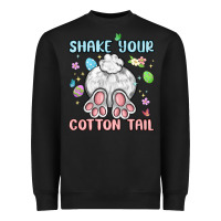 Black shake your cotton tail Heavyweight Sweatshirt - MaliasSmallBusiness