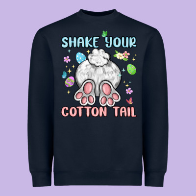Shake Your Cotton Tail Heavyweight Sweatshirt Designed By Maliassmallbusiness