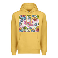 Antique Gold summer vibes with sea shells Premium Hoodie - TumblerDesignByShophia