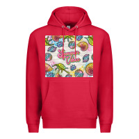 Cardinal summer vibes with sea shells Premium Hoodie - TumblerDesignByShophia