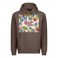 Coffee summer vibes with sea shells Premium Hoodie - TumblerDesignByShophia