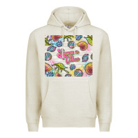 Oatmeal Heather summer vibes with sea shells Premium Hoodie - TumblerDesignByShophia