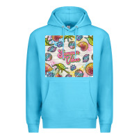 Ocean Blue summer vibes with sea shells Premium Hoodie - TumblerDesignByShophia