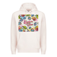 Pale Pink summer vibes with sea shells Premium Hoodie - TumblerDesignByShophia
