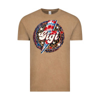 Vintage Coffee Western Gigi Patriotic Vintage Tee - LillyAllenDesigns