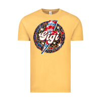 Vintage Mustard Western Gigi Patriotic Vintage Tee - LillyAllenDesigns