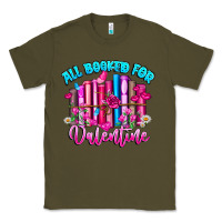 Army Green All Booked For Valentines Classic Tee - CowhideDigitalArt