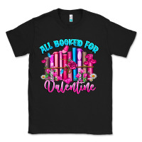 Black All Booked For Valentines Classic Tee - CowhideDigitalArt
