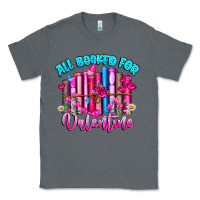 Charcoal Heather All Booked For Valentines Classic Tee - CowhideDigitalArt
