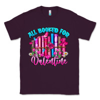 Plum All Booked For Valentines Classic Tee - CowhideDigitalArt