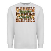 Dove Grey Flannels Hayrides Pumpkins Premium Sweatshirt - texasbilliewilder