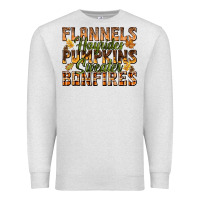 Oatmeal Heather Flannels Hayrides Pumpkins Premium Sweatshirt - texasbilliewilder