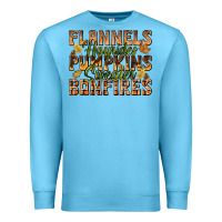 Ocean Blue Flannels Hayrides Pumpkins Premium Sweatshirt - texasbilliewilder