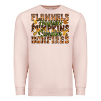 Pale Pink Flannels Hayrides Pumpkins Premium Sweatshirt - texasbilliewilder