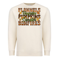 Sandshell Flannels Hayrides Pumpkins Premium Sweatshirt - texasbilliewilder