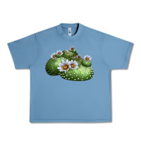 Pebble Blue blossfeldia cactus Urban Heavy Tee - LillyAllenDesigns