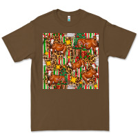 Cacao christmas leopard cow with gift boxes Premium Tee - FaDigitalArtStudio