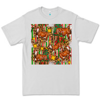 Dove Grey christmas leopard cow with gift boxes Premium Tee - FaDigitalArtStudio