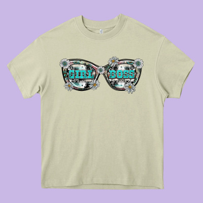 Girl Boss Heavy Core Tee Designed By Sublimationcraftshop