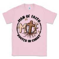 Bubblegum Pink man of faith Classic Tee - MaliasSmallBusiness
