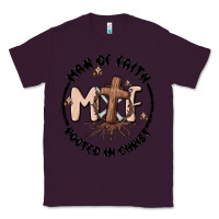 Plum man of faith Classic Tee - MaliasSmallBusiness