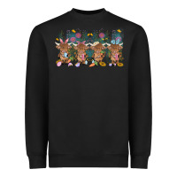 Black easter day baby highland cow Heavyweight Sweatshirt - MaliasSmallBusiness