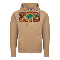 Vintage Coffee western gemstone and leopard with serape licanse plate Vintage Hoodie - Artiststas