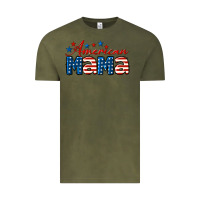 Vintage Olive American Mama Vintage Tee - LillyAllenDesigns