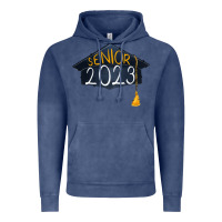 Vintage Denim Senior 2023 graduation png sublimation design down Vintage Hoodie - RanaPortraitStore