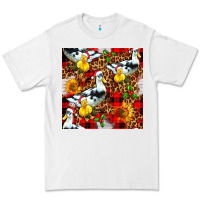 White christmas leopard duck Premium Tee - FaDigitalArtStudio
