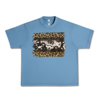 Pebble Blue leopard cowhide pattern background Urban Heavy Tee - Jasminsmagicworld