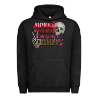 Pigment Black Valentine's Day roses are red i am going to bed Urban Hoodie - FaDigitalArtStudio