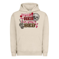 Pigment French Oak Valentine's Day roses are red i am going to bed Urban Hoodie - FaDigitalArtStudio