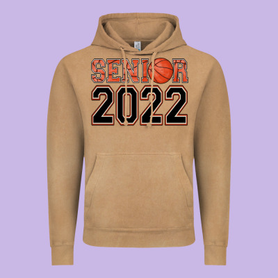 Senior Basketball Vintage Hoodie Designed By Adodesignshop