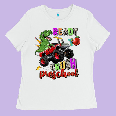 Ready To Crush Preschool Ladies Tee Designed By Zillion Design Studio