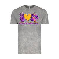 Cloud Rock peace love dogs Vintage Tee - AdoDesignShop