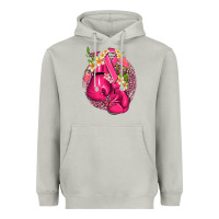 Moon Dust cancer boxing gloves with ribbon Heavyweight Hoodie - NancyCooperArtShop