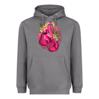 Storm cancer boxing gloves with ribbon Heavyweight Hoodie - NancyCooperArtShop